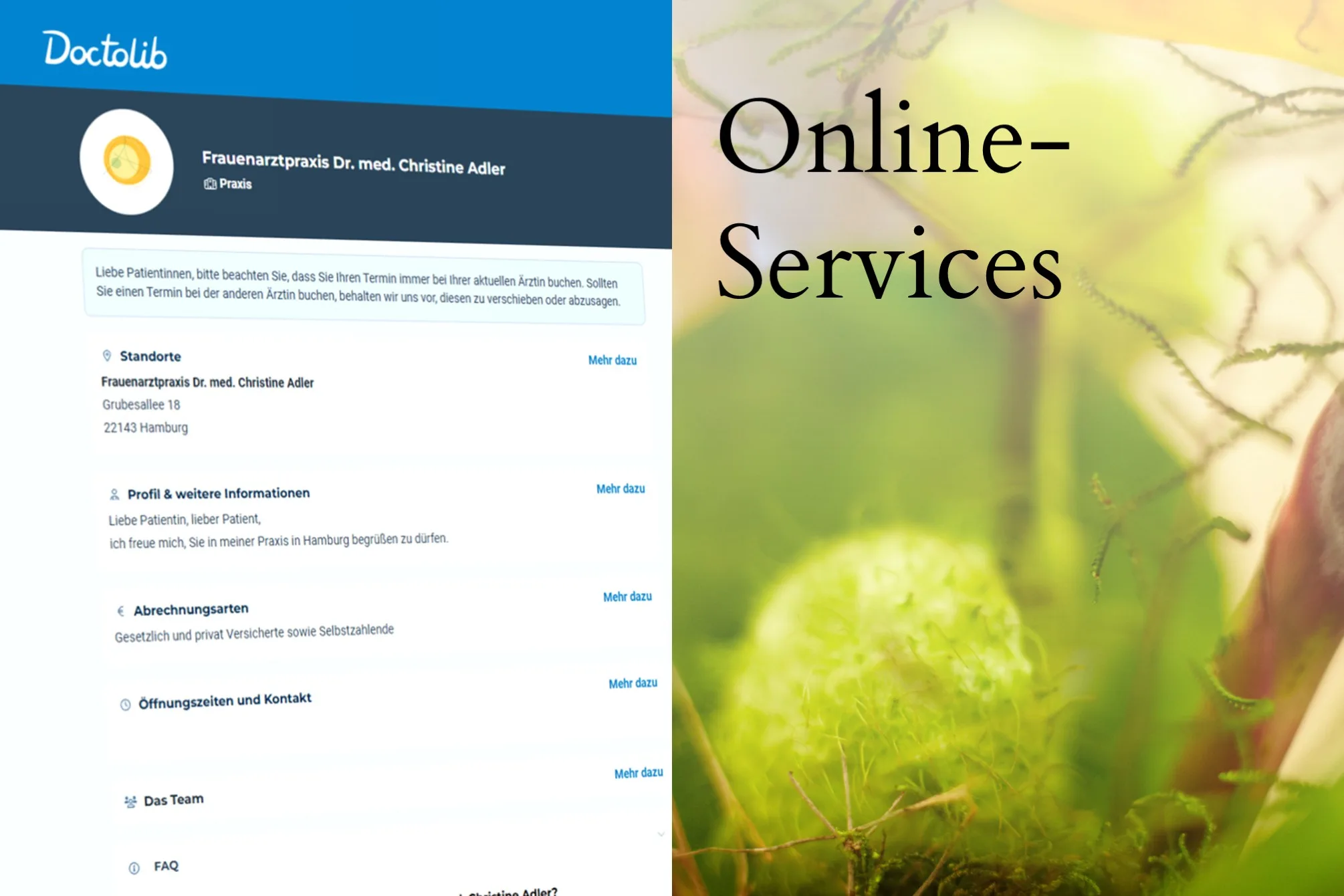 Online-Services Doctolib